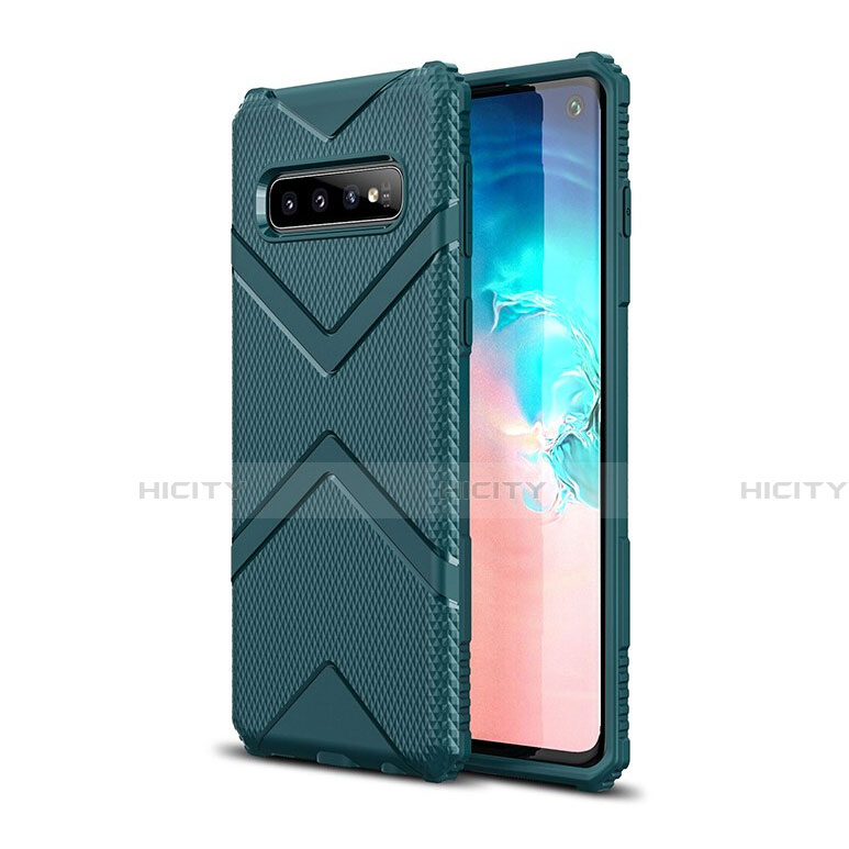 Custodia Silicone Ultra Sottile Morbida 360 Gradi Cover C06 per Samsung Galaxy S10 5G Verde