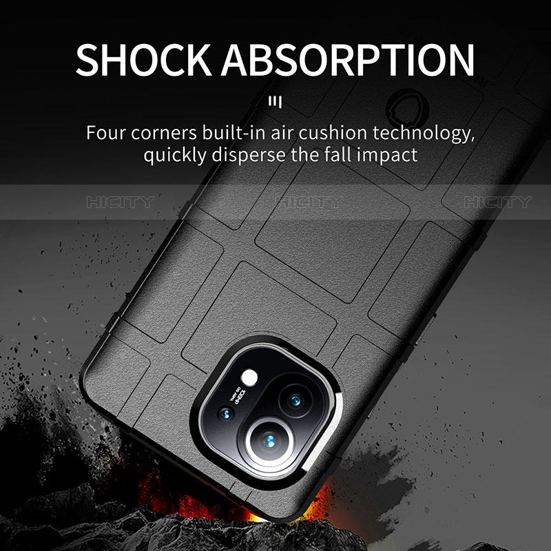 Custodia Silicone Ultra Sottile Morbida 360 Gradi Cover C07 per Xiaomi Mi 11 Lite 5G