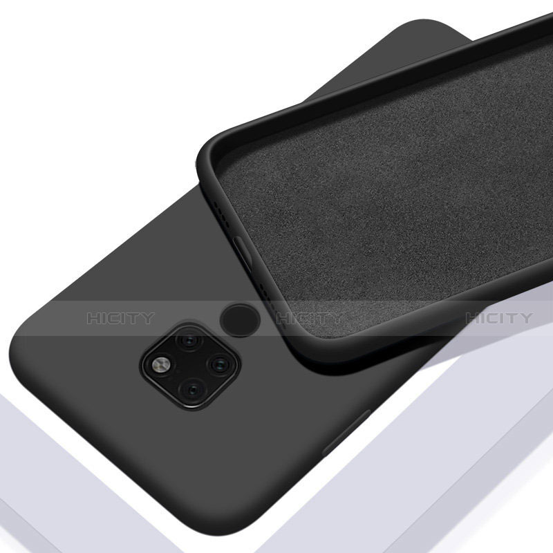 Custodia Silicone Ultra Sottile Morbida 360 Gradi Cover C08 per Huawei Mate 20 Nero