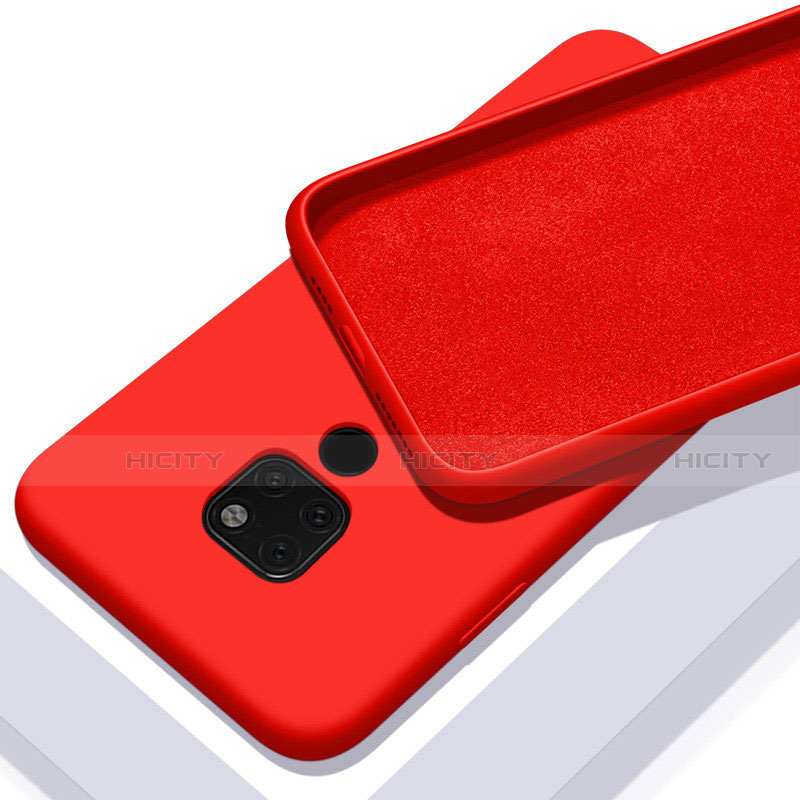 Custodia Silicone Ultra Sottile Morbida 360 Gradi Cover C08 per Huawei Mate 20 Rosso