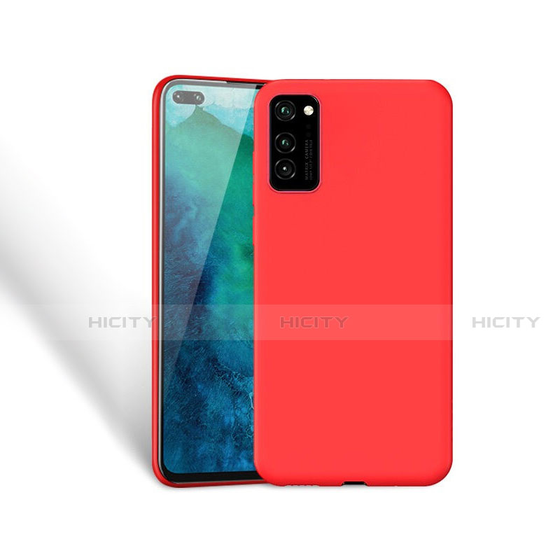 Custodia Silicone Ultra Sottile Morbida 360 Gradi Cover F02 per Huawei Honor View 30 Pro 5G Rosso