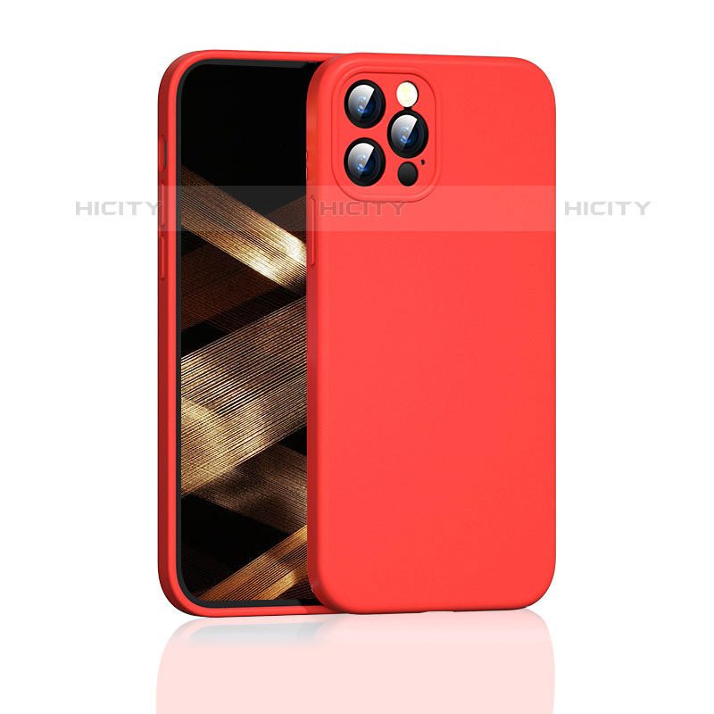 Custodia Silicone Ultra Sottile Morbida 360 Gradi Cover G01 per Apple iPhone 16 Pro Max Rosso