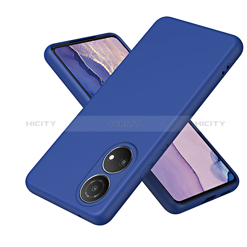 Custodia Silicone Ultra Sottile Morbida 360 Gradi Cover H01P per Huawei Honor X7 Blu