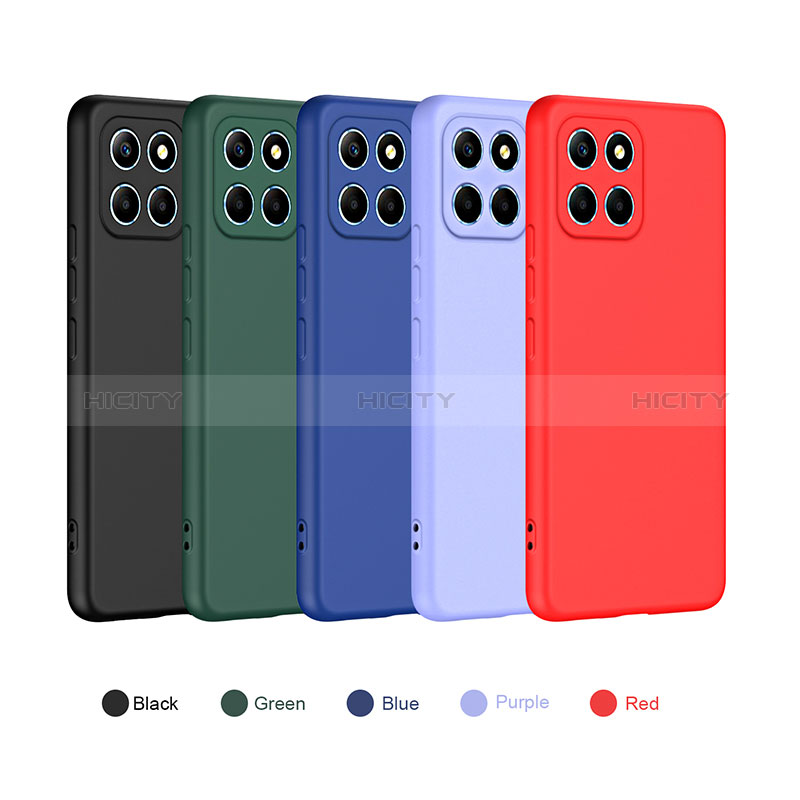 Custodia Silicone Ultra Sottile Morbida 360 Gradi Cover H01P per Huawei Honor X8a 4G