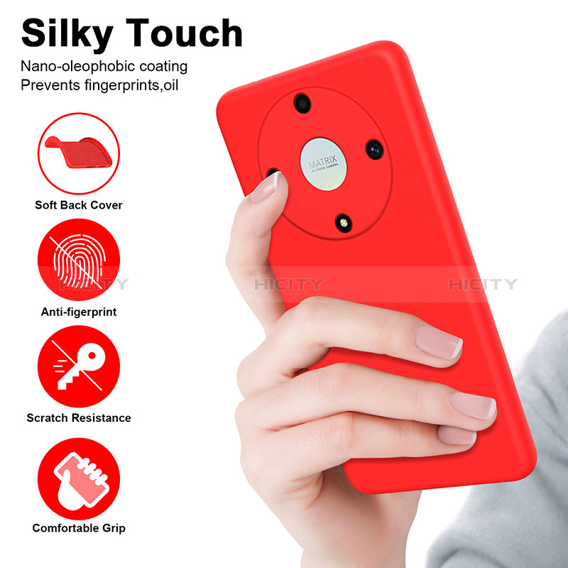 Custodia Silicone Ultra Sottile Morbida 360 Gradi Cover H01P per Huawei Honor X9a 5G