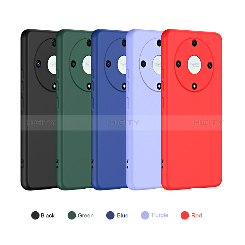 Custodia Silicone Ultra Sottile Morbida 360 Gradi Cover H01P per Huawei Honor X9a 5G