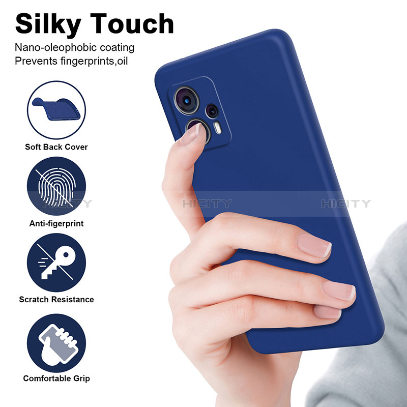 Custodia Silicone Ultra Sottile Morbida 360 Gradi Cover H01P per Motorola Moto G13