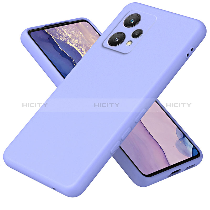 Custodia Silicone Ultra Sottile Morbida 360 Gradi Cover H01P per Realme 9 4G Viola