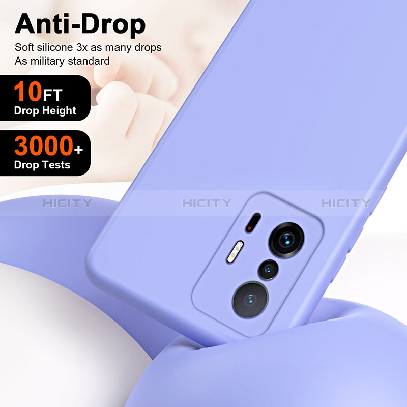 Custodia Silicone Ultra Sottile Morbida 360 Gradi Cover H01P per Xiaomi Mi 11T 5G