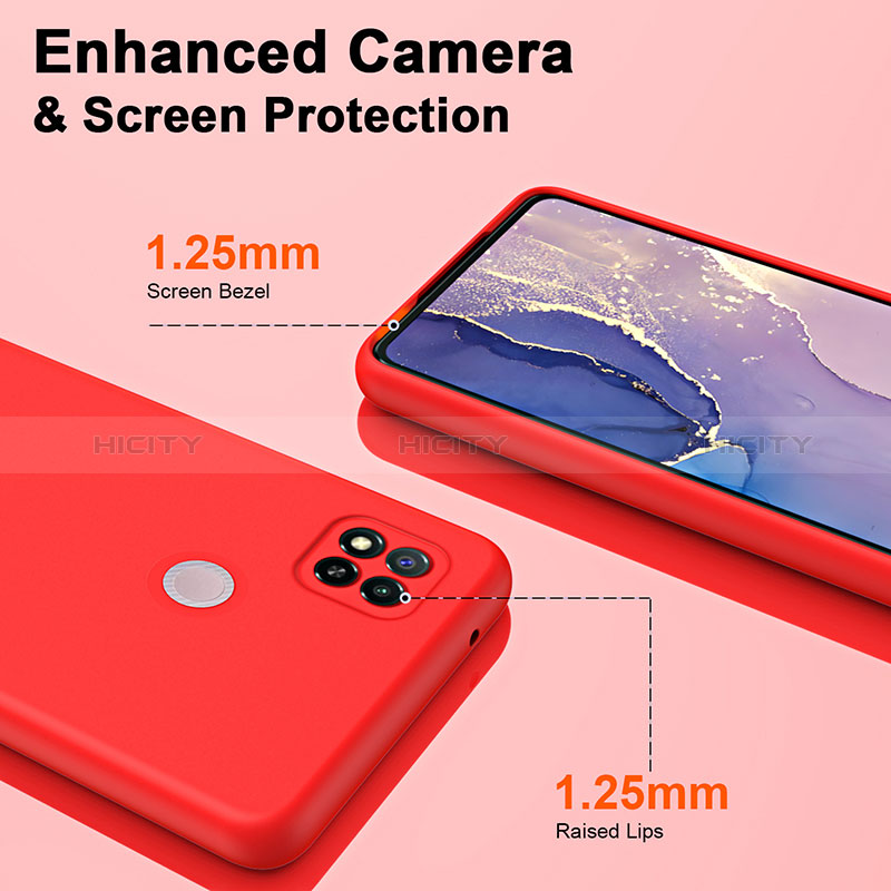 Custodia Silicone Ultra Sottile Morbida 360 Gradi Cover H01P per Xiaomi POCO C3