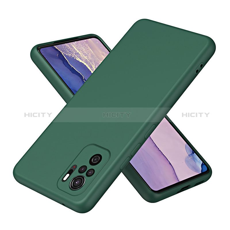 Custodia Silicone Ultra Sottile Morbida 360 Gradi Cover H01P per Xiaomi Poco M5S Verde