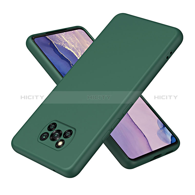 Custodia Silicone Ultra Sottile Morbida 360 Gradi Cover H01P per Xiaomi Poco X3 NFC Verde