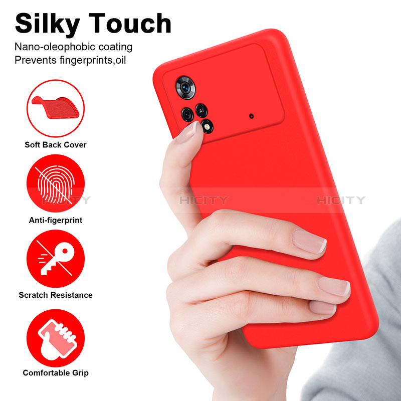 Custodia Silicone Ultra Sottile Morbida 360 Gradi Cover H01P per Xiaomi Poco X4 Pro 5G