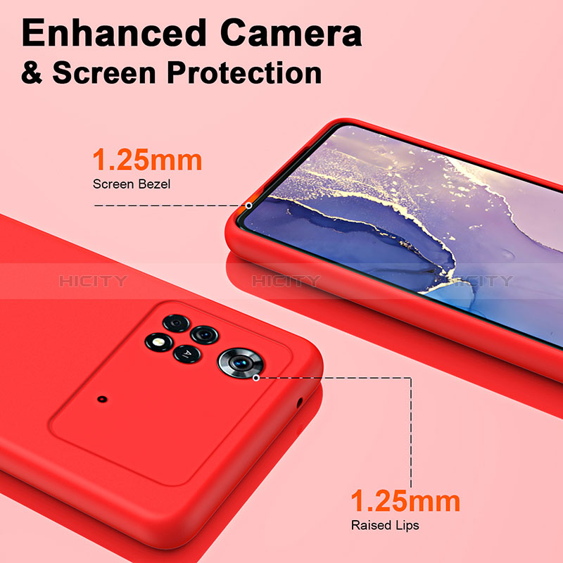 Custodia Silicone Ultra Sottile Morbida 360 Gradi Cover H01P per Xiaomi Poco X4 Pro 5G