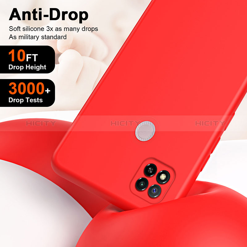 Custodia Silicone Ultra Sottile Morbida 360 Gradi Cover H01P per Xiaomi Redmi 9 Activ