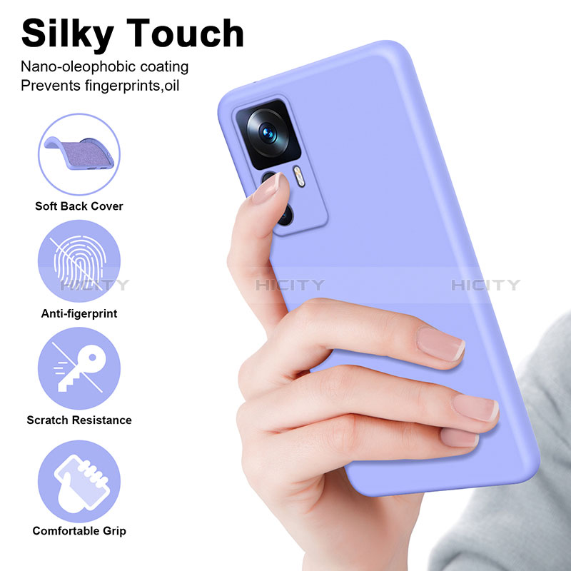 Custodia Silicone Ultra Sottile Morbida 360 Gradi Cover H01P per Xiaomi Redmi K50 Ultra 5G