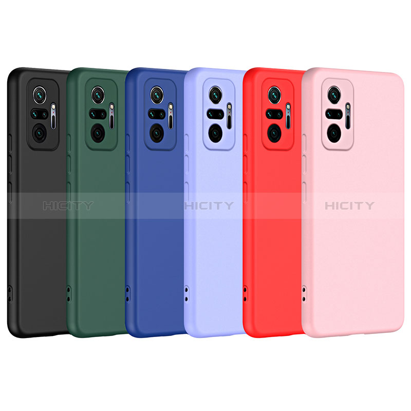 Custodia Silicone Ultra Sottile Morbida 360 Gradi Cover H01P per Xiaomi Redmi Note 10 Pro 4G