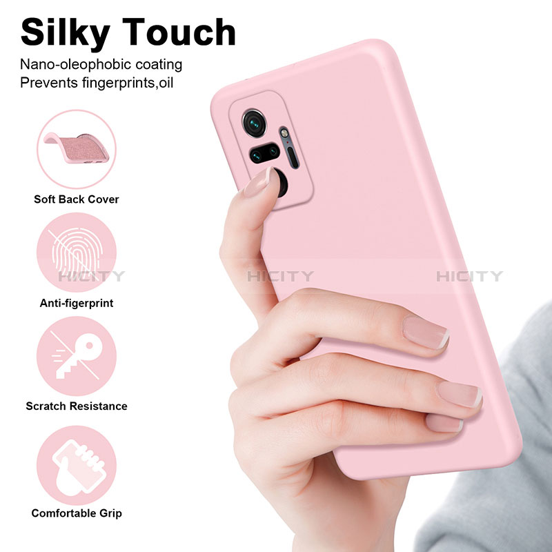 Custodia Silicone Ultra Sottile Morbida 360 Gradi Cover H01P per Xiaomi Redmi Note 10 Pro Max