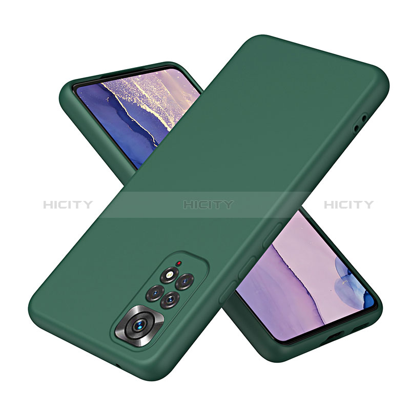 Custodia Silicone Ultra Sottile Morbida 360 Gradi Cover H01P per Xiaomi Redmi Note 11 Pro 4G Verde