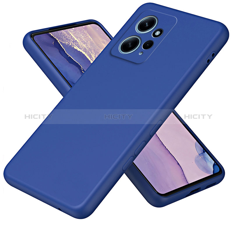 Custodia Silicone Ultra Sottile Morbida 360 Gradi Cover H01P per Xiaomi Redmi Note 12 4G Blu