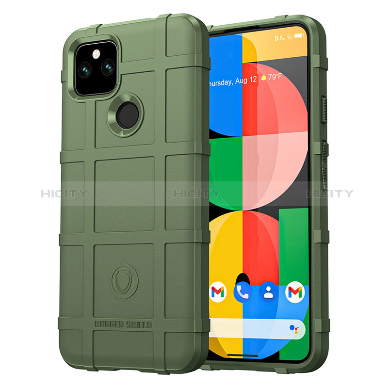 Custodia Silicone Ultra Sottile Morbida 360 Gradi Cover J01S per Google Pixel 5a 5G