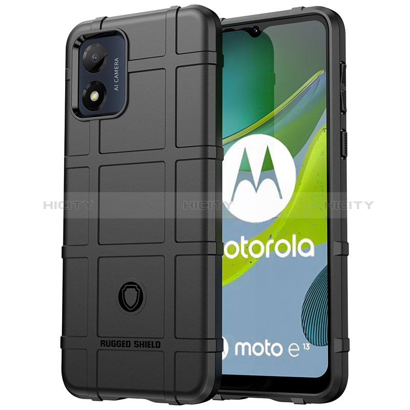 Custodia Silicone Ultra Sottile Morbida 360 Gradi Cover J01S per Motorola Moto E13