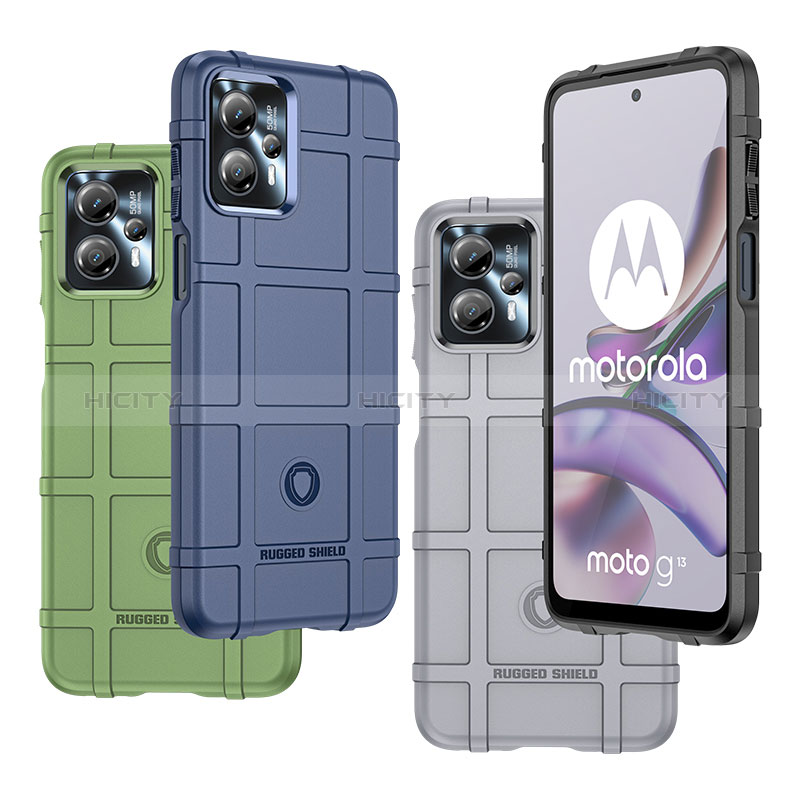 Custodia Silicone Ultra Sottile Morbida 360 Gradi Cover J01S per Motorola Moto G13