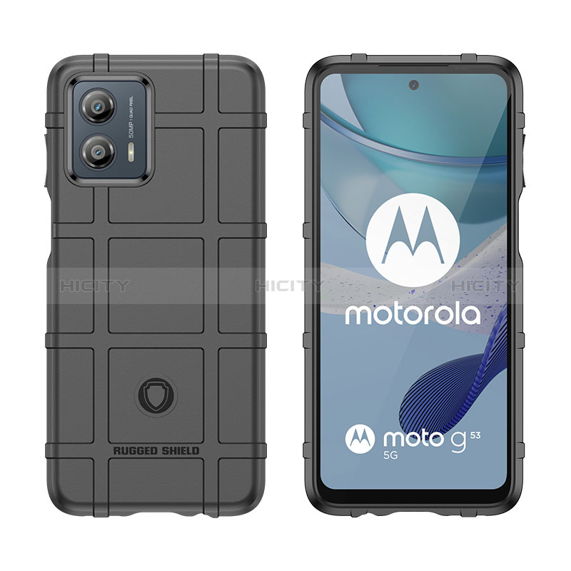 Custodia Silicone Ultra Sottile Morbida 360 Gradi Cover J01S per Motorola Moto G53 5G