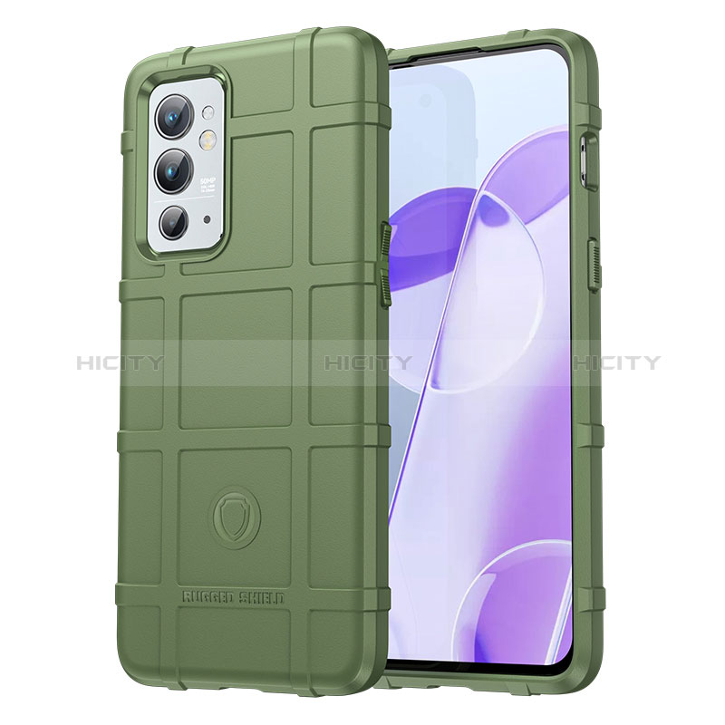 Custodia Silicone Ultra Sottile Morbida 360 Gradi Cover J01S per OnePlus 9RT 5G Verde