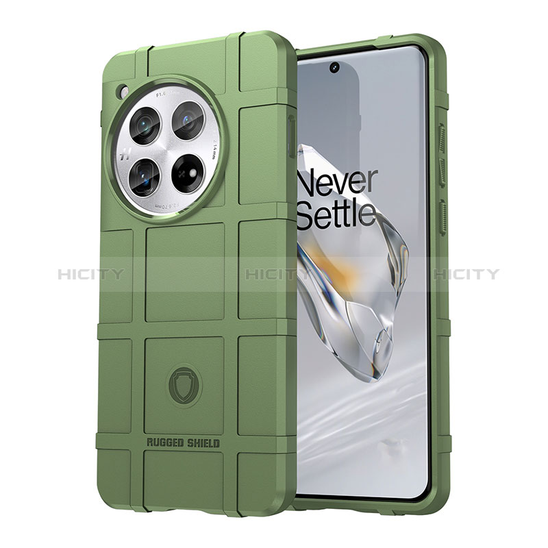 Custodia Silicone Ultra Sottile Morbida 360 Gradi Cover J01S per OnePlus Ace 3 5G Verde