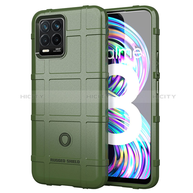 Custodia Silicone Ultra Sottile Morbida 360 Gradi Cover J01S per Realme 8 Pro Verde