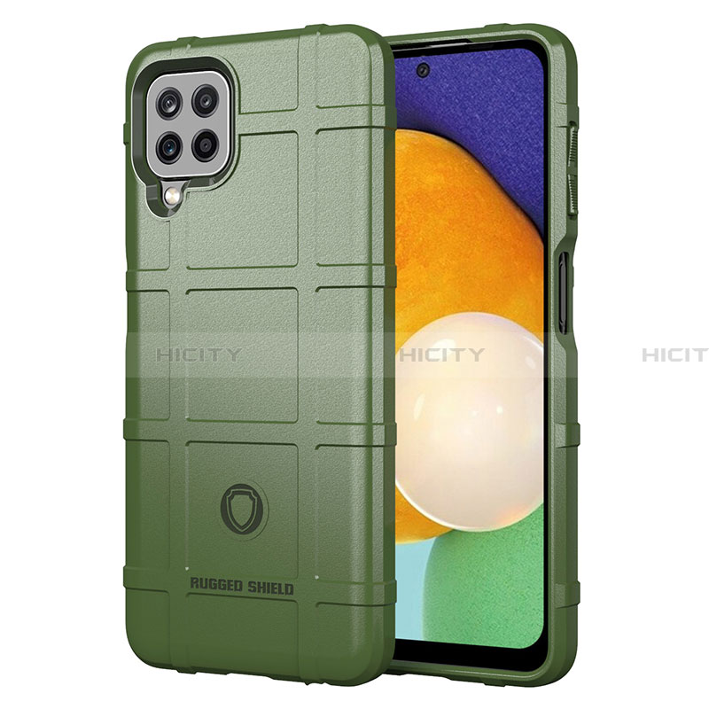 Custodia Silicone Ultra Sottile Morbida 360 Gradi Cover J01S per Samsung Galaxy A22 4G Verde