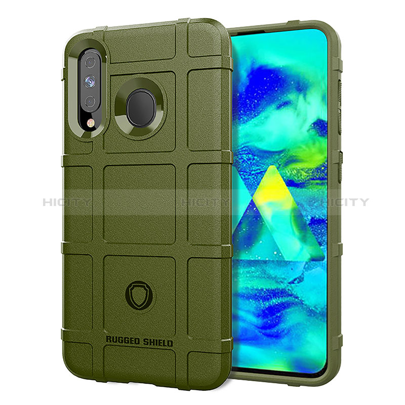 Custodia Silicone Ultra Sottile Morbida 360 Gradi Cover J01S per Samsung Galaxy M40 Verde