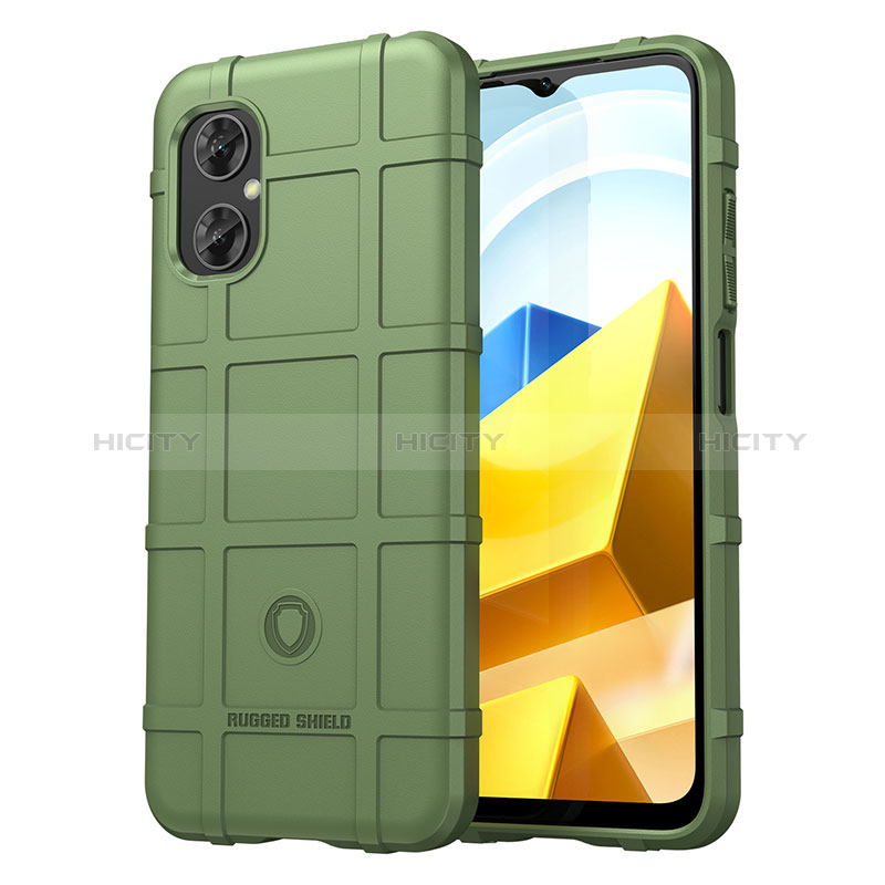 Custodia Silicone Ultra Sottile Morbida 360 Gradi Cover J01S per Xiaomi Poco M4 5G Verde