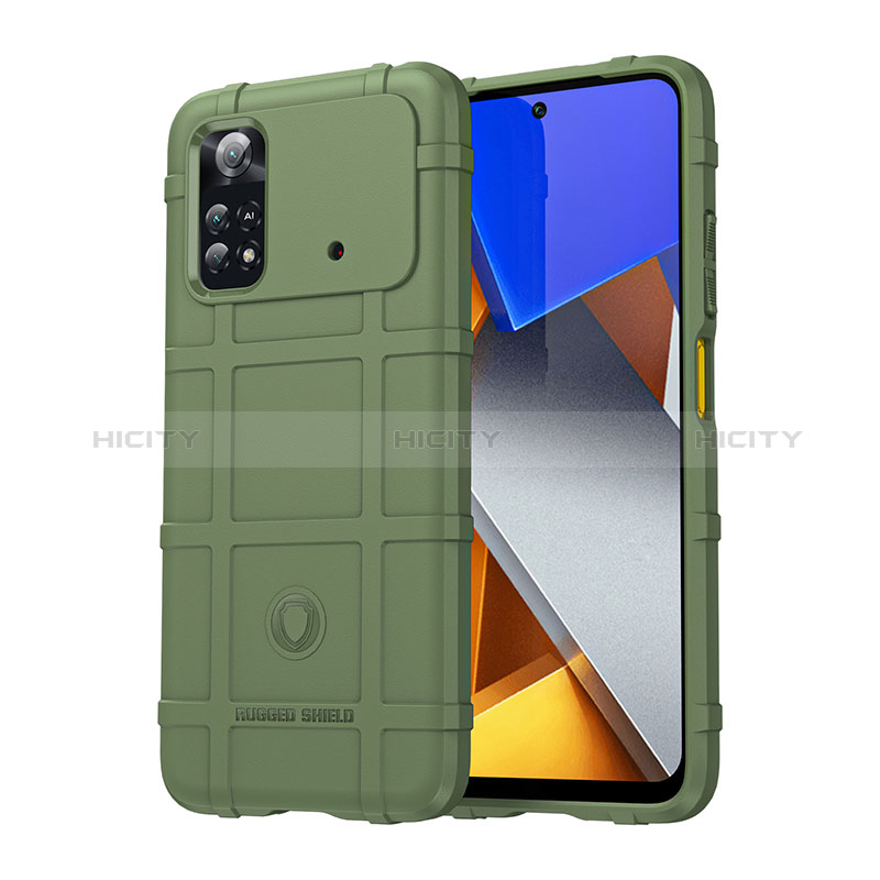 Custodia Silicone Ultra Sottile Morbida 360 Gradi Cover J01S per Xiaomi Poco M4 Pro 4G Verde