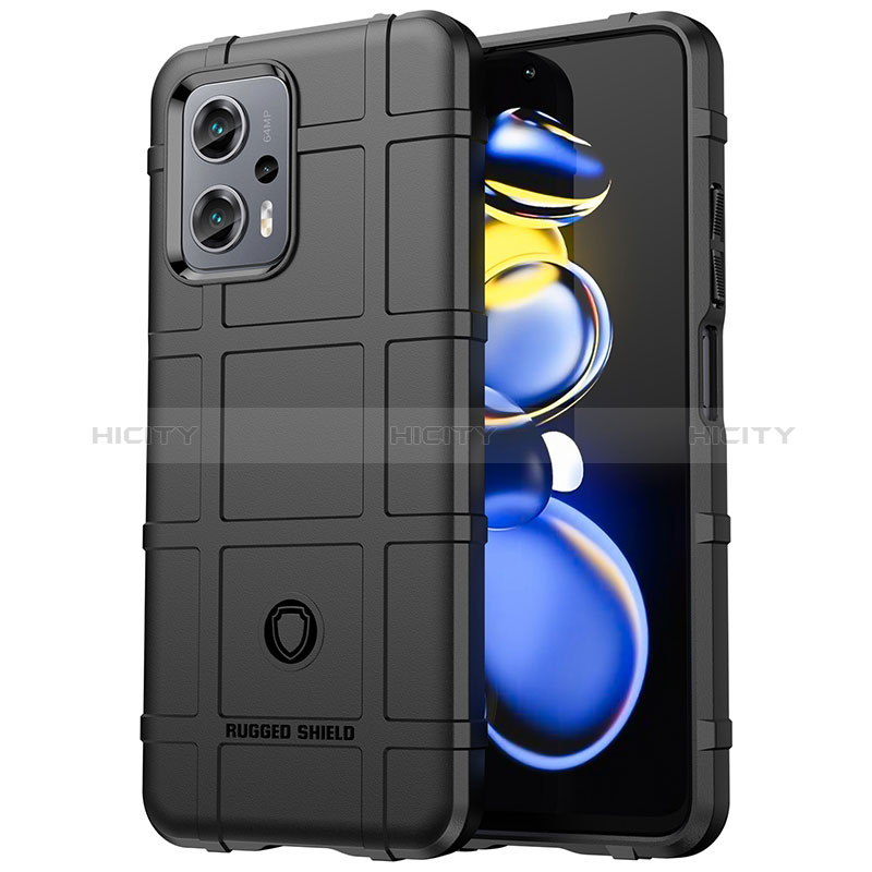 Custodia Silicone Ultra Sottile Morbida 360 Gradi Cover J01S per Xiaomi Poco X4 GT 5G Nero