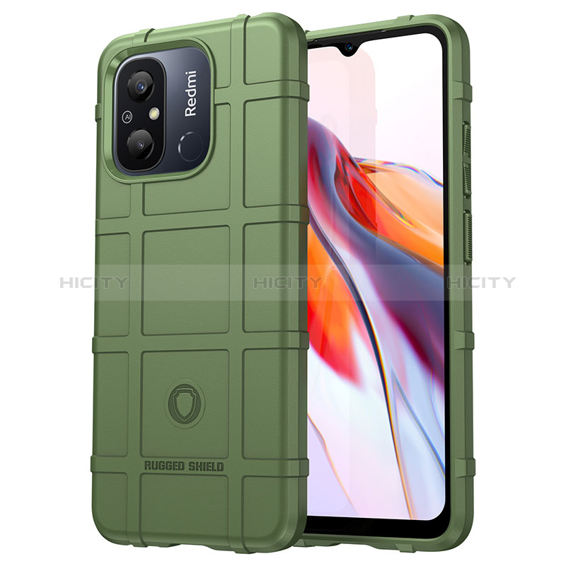 Custodia Silicone Ultra Sottile Morbida 360 Gradi Cover J01S per Xiaomi Redmi 11A 4G Verde