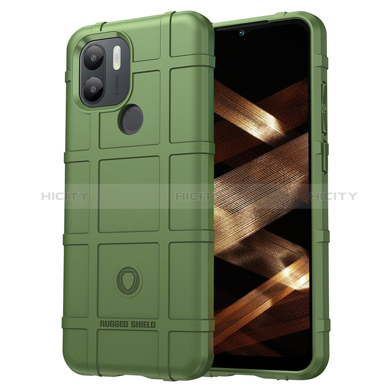 Custodia Silicone Ultra Sottile Morbida 360 Gradi Cover J01S per Xiaomi Redmi A1 Plus Verde