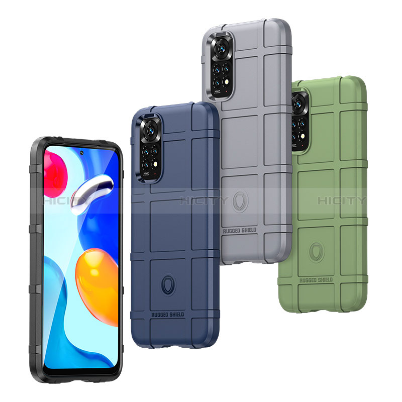 Custodia Silicone Ultra Sottile Morbida 360 Gradi Cover J01S per Xiaomi Redmi Note 11 4G (2022)