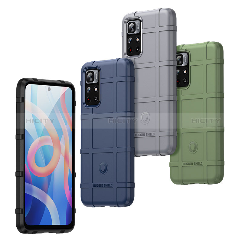 Custodia Silicone Ultra Sottile Morbida 360 Gradi Cover J01S per Xiaomi Redmi Note 11 5G