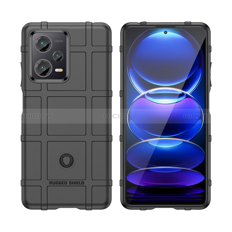 Custodia Silicone Ultra Sottile Morbida 360 Gradi Cover J01S per Xiaomi Redmi Note 12 Pro+ Plus 5G