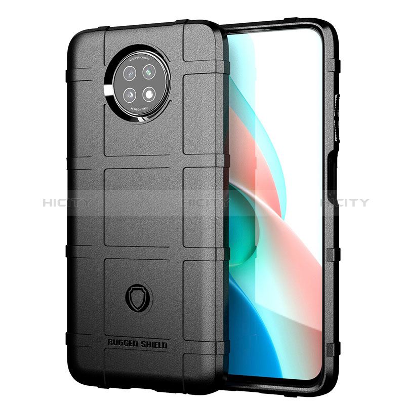 Custodia Silicone Ultra Sottile Morbida 360 Gradi Cover J01S per Xiaomi Redmi Note 9T 5G Nero