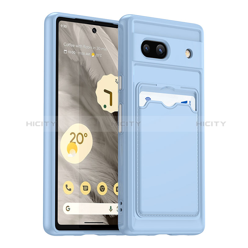 Custodia Silicone Ultra Sottile Morbida 360 Gradi Cover J02S per Google Pixel 7a 5G