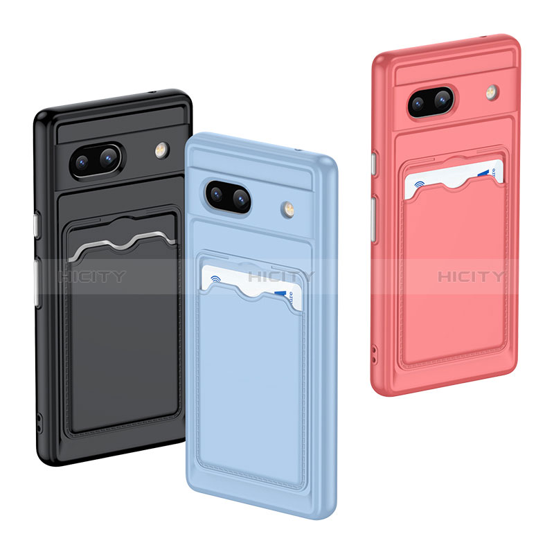 Custodia Silicone Ultra Sottile Morbida 360 Gradi Cover J02S per Google Pixel 7a 5G