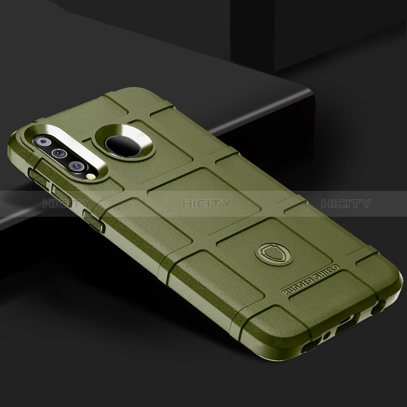 Custodia Silicone Ultra Sottile Morbida 360 Gradi Cover J02S per Samsung Galaxy A40s Verde