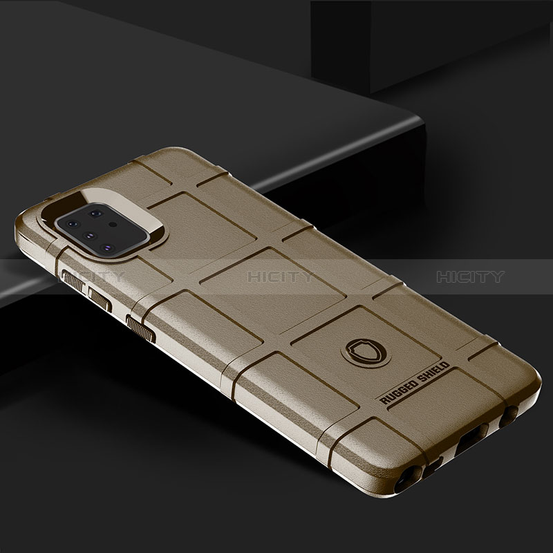 Custodia Silicone Ultra Sottile Morbida 360 Gradi Cover J02S per Samsung Galaxy M60s Marrone