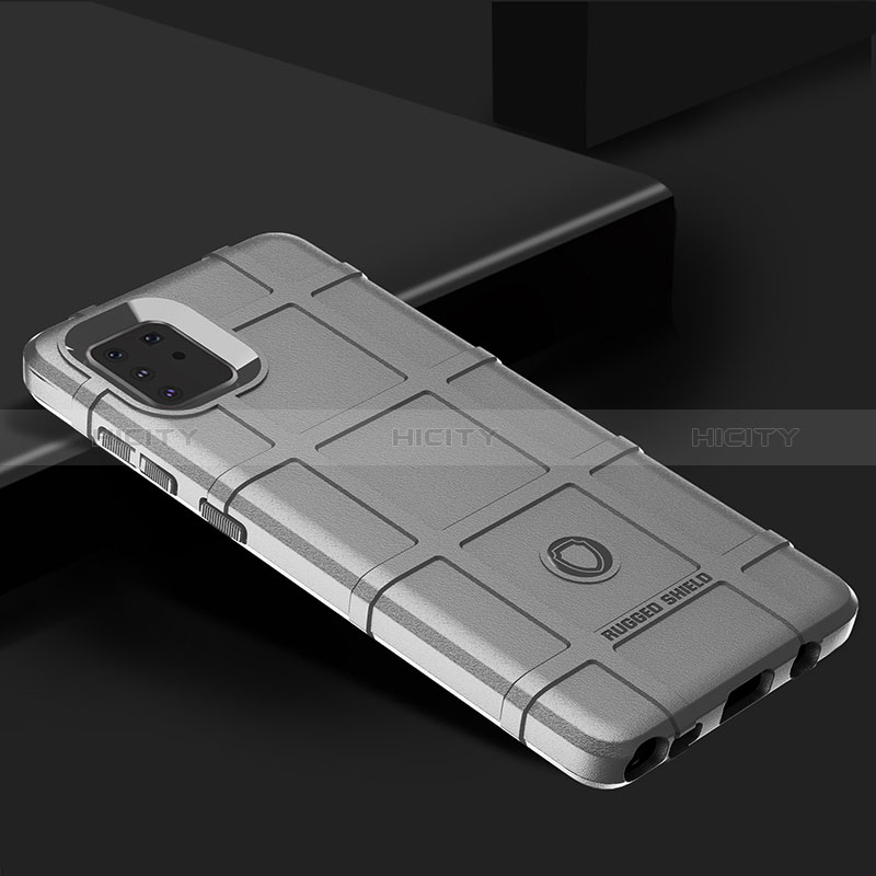 Custodia Silicone Ultra Sottile Morbida 360 Gradi Cover J02S per Samsung Galaxy Note 10 Lite Grigio