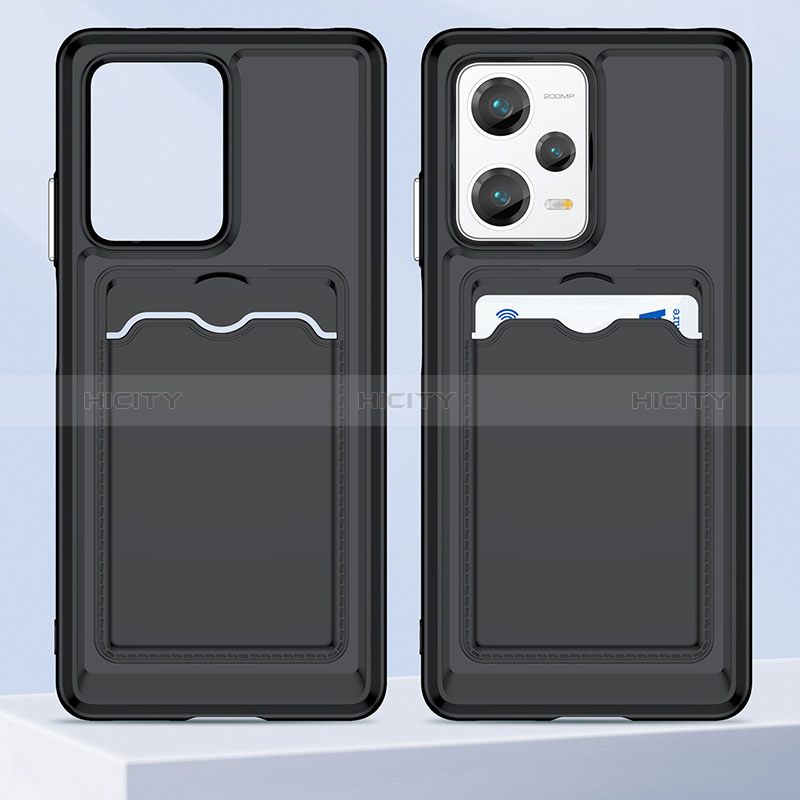 Custodia Silicone Ultra Sottile Morbida 360 Gradi Cover J02S per Xiaomi Redmi Note 12 Pro+ Plus 5G