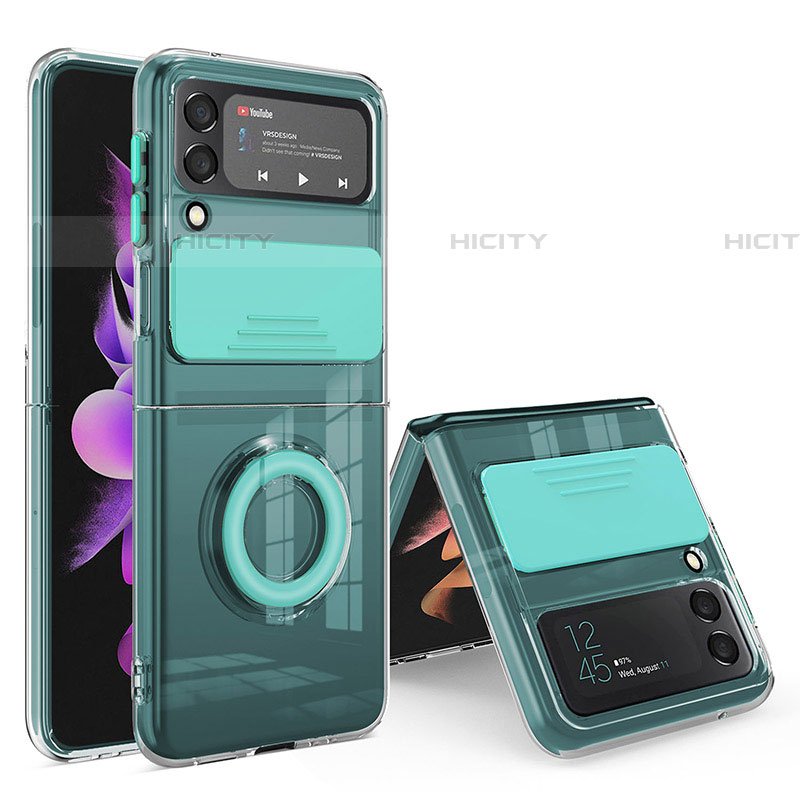 Custodia Silicone Ultra Sottile Morbida 360 Gradi Cover MJ1 per Samsung Galaxy Z Flip4 5G