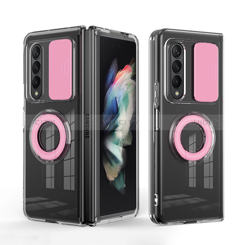 Custodia Silicone Ultra Sottile Morbida 360 Gradi Cover MJ1 per Samsung Galaxy Z Fold3 5G